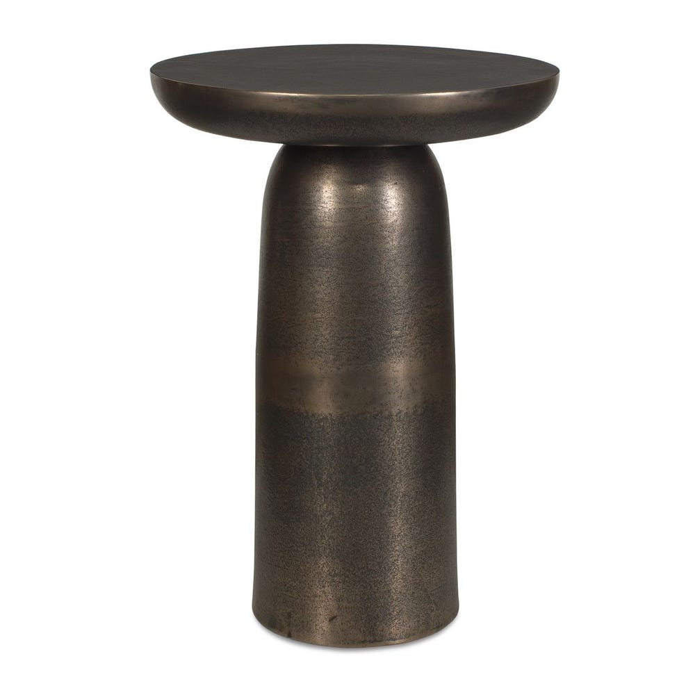 Joppa iç ve dış mekan yan sehpa, Golden Dark Bronze