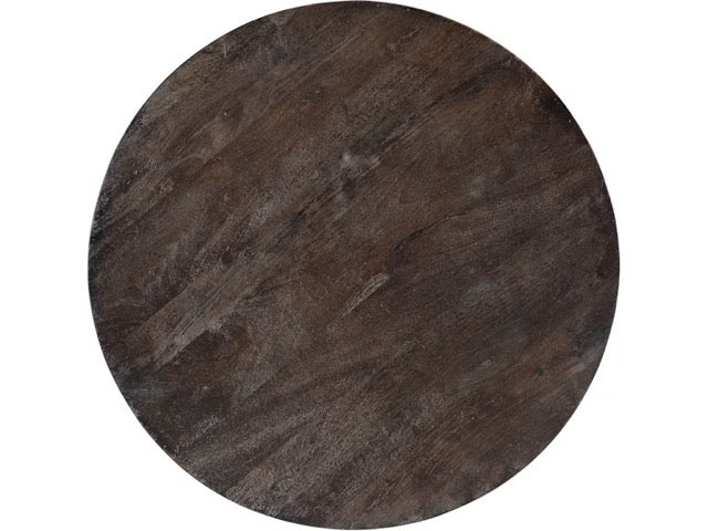 Carved Round Cocktail Table