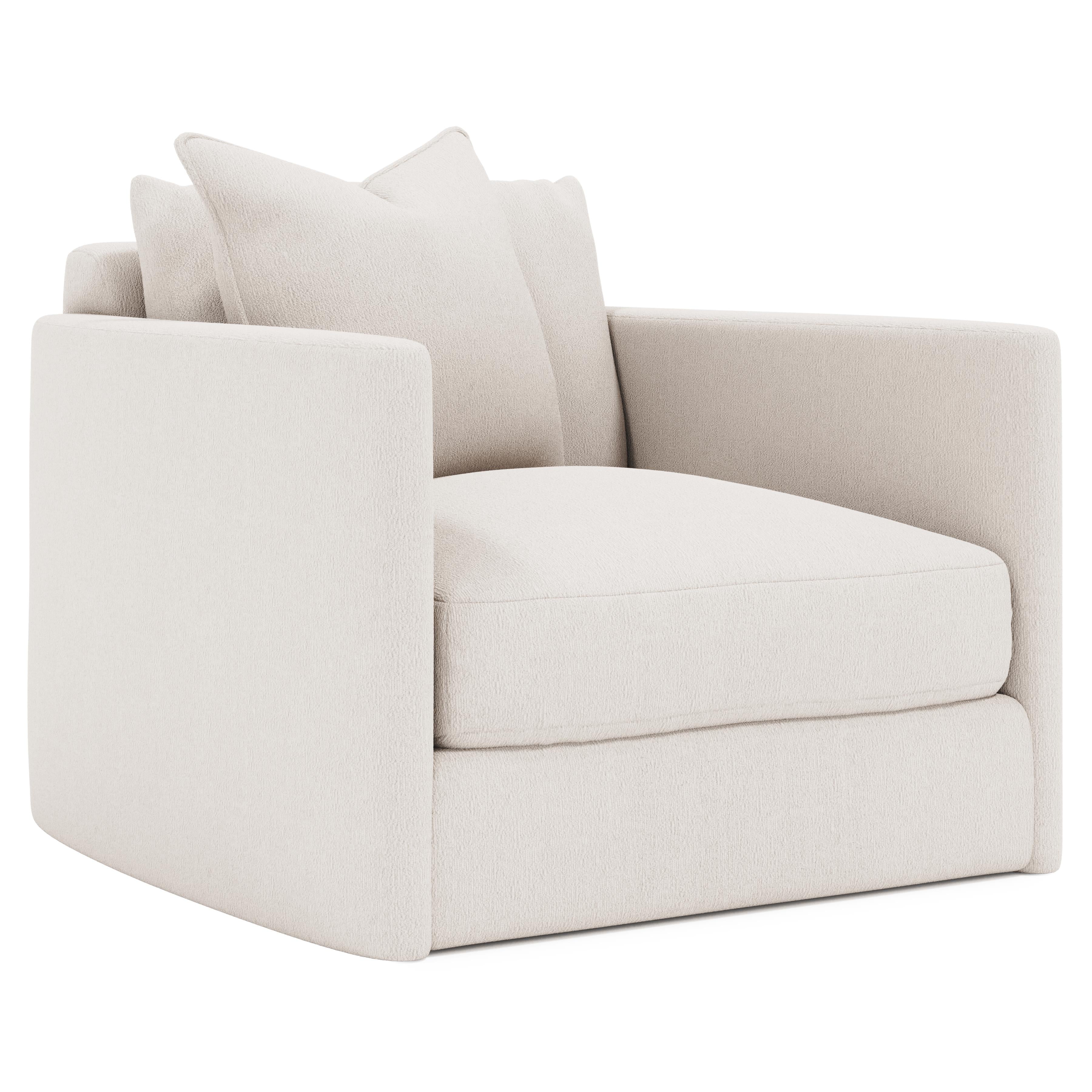 Rory Fabric Swivel Berjer