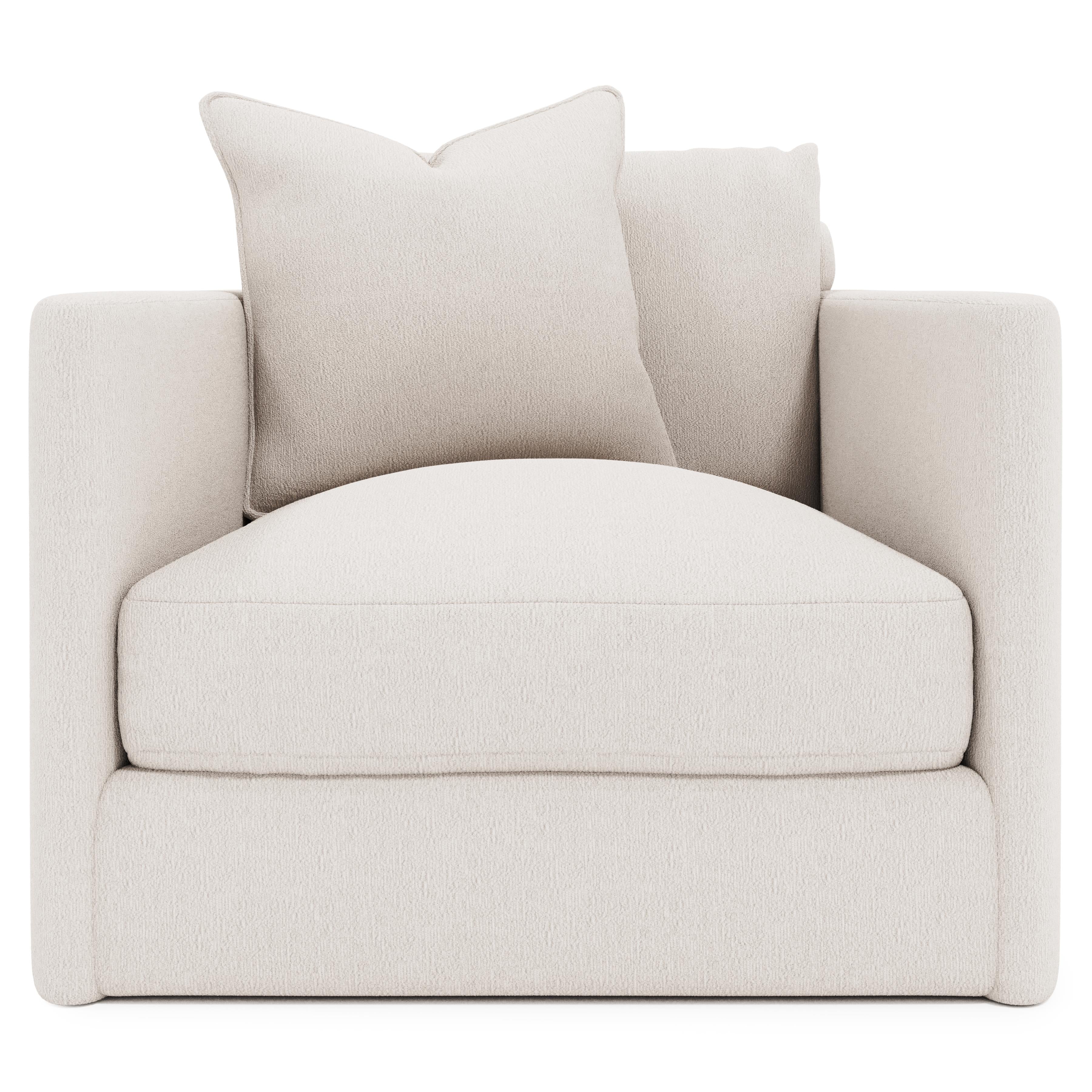 Rory Fabric Swivel Berjer