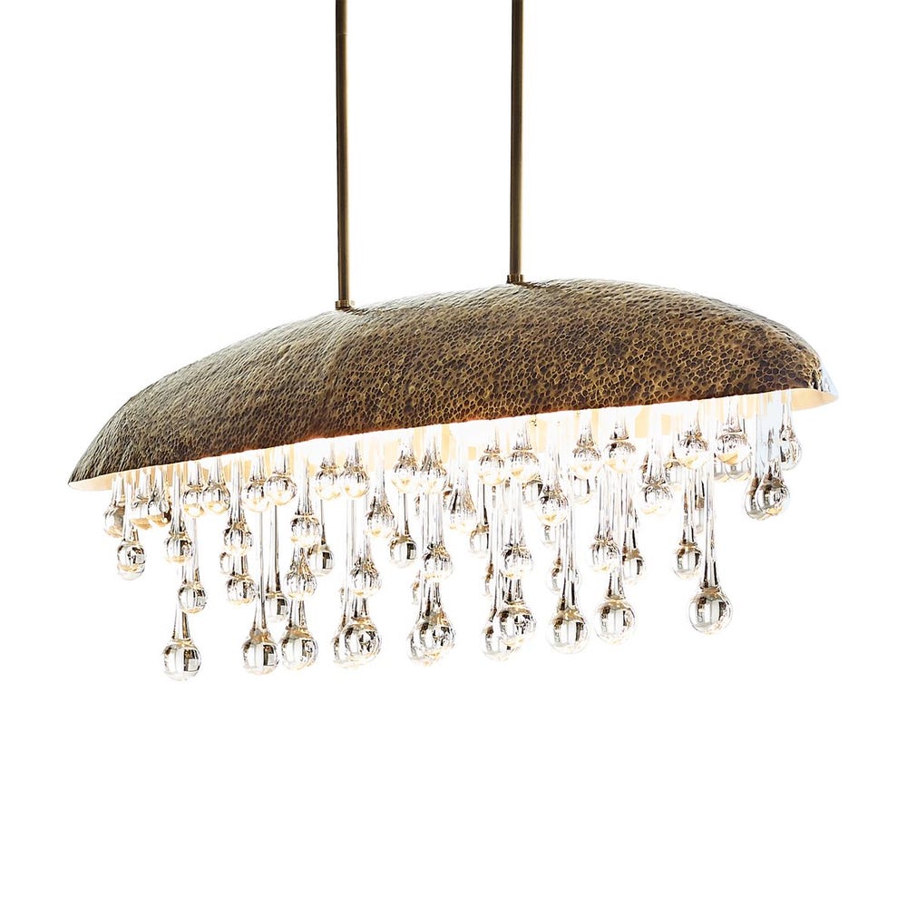 Downpour, 10 Lt Pendant - Oval