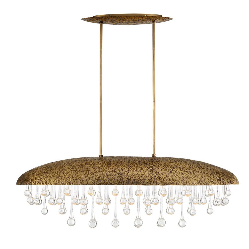 Downpour, 10 Lt Pendant - Oval