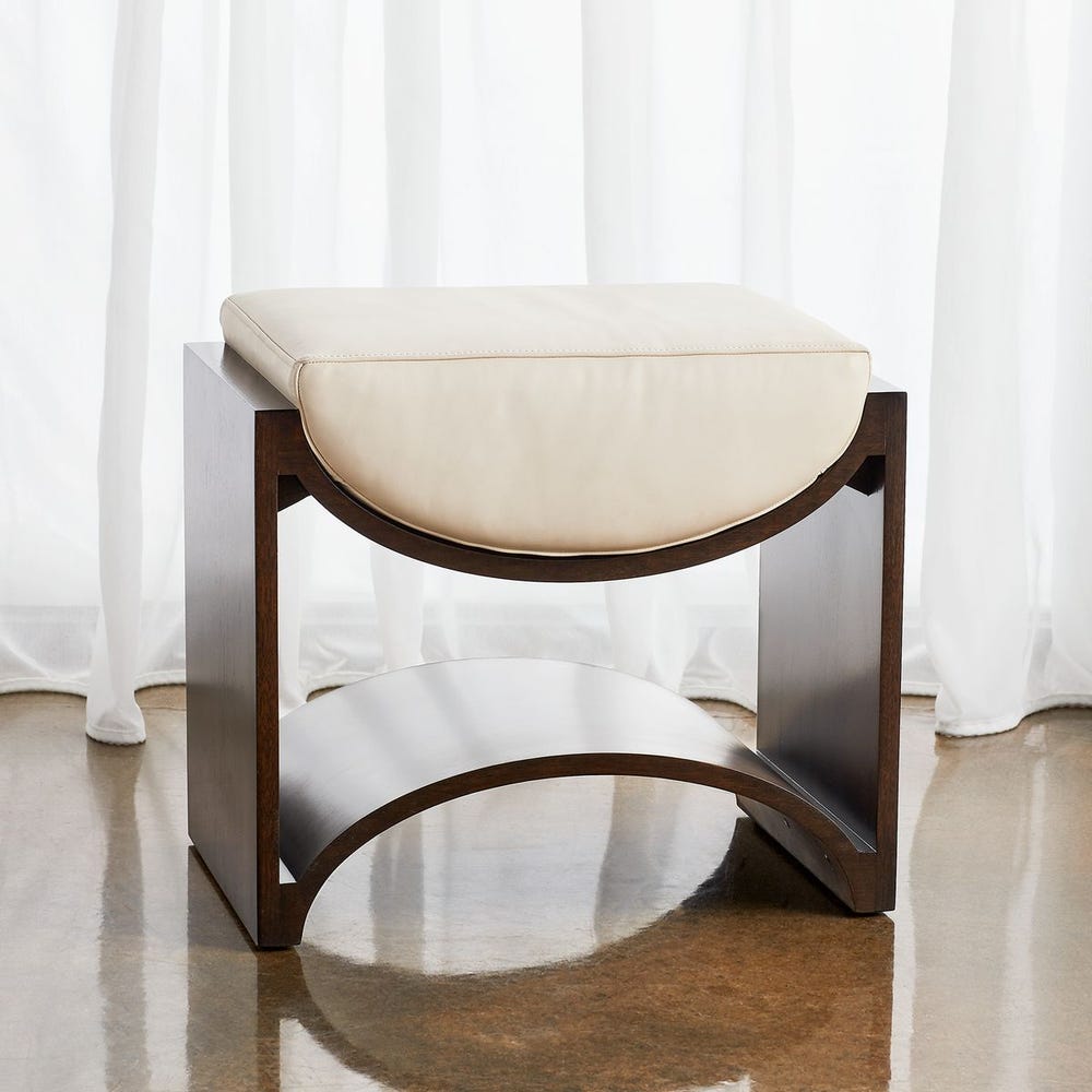 Cradle bench walnut