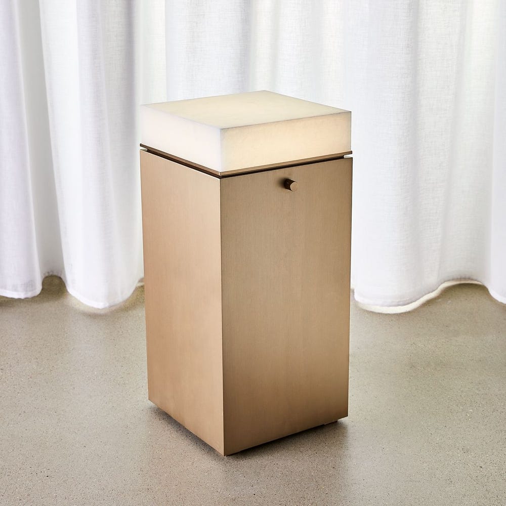 Enlighten Table Lamp - Brass Short