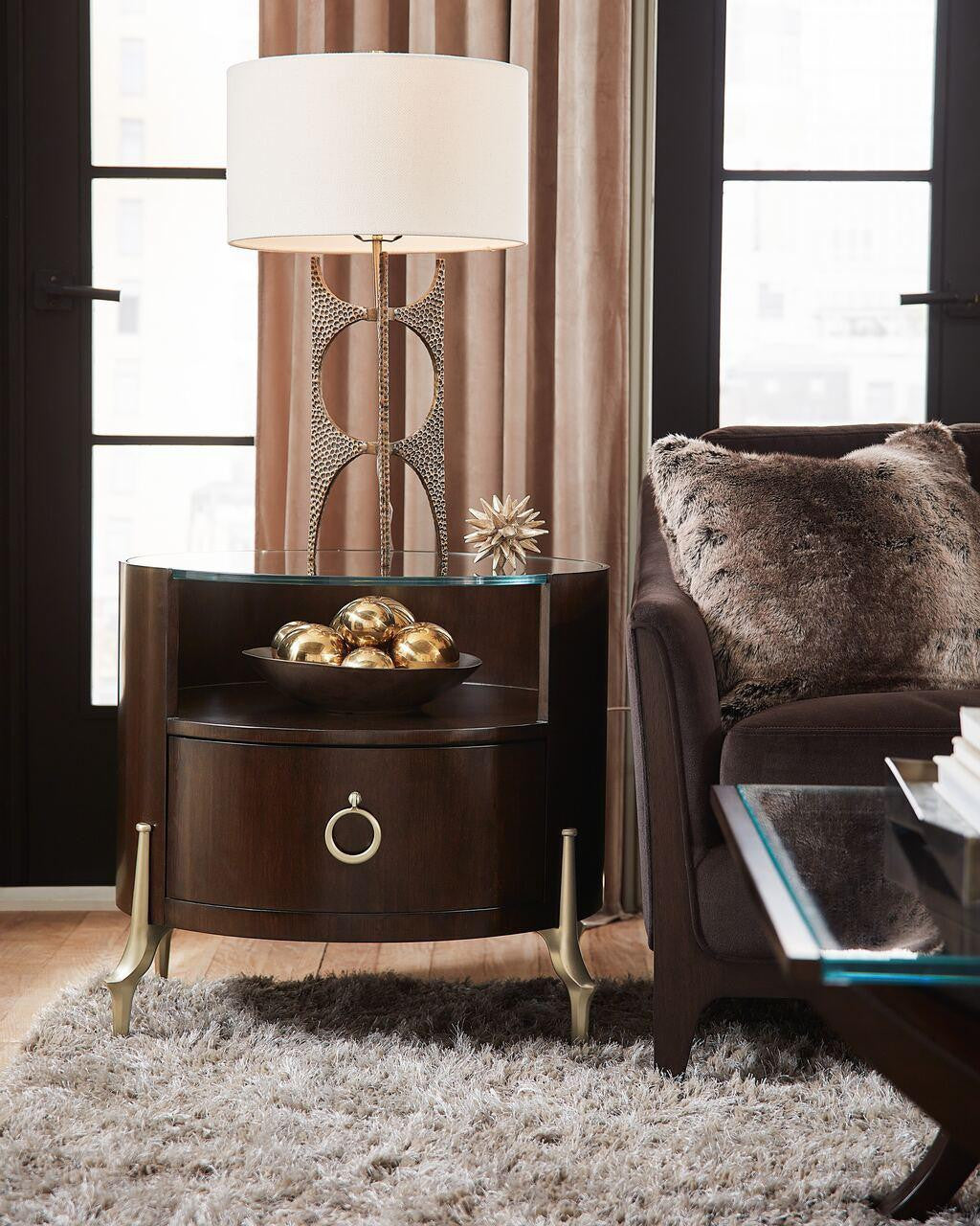 ROUND SIDE TABLE