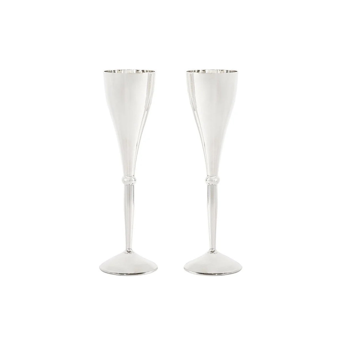 Cheers 2'li Gümüş Şampanya Bardağı