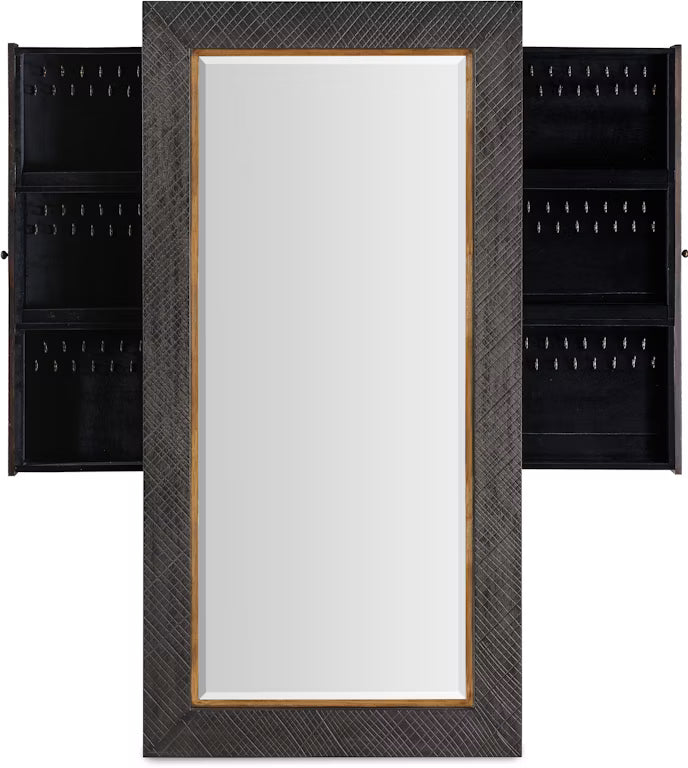 Big Sky Floor Mirror with Jewelry Storage