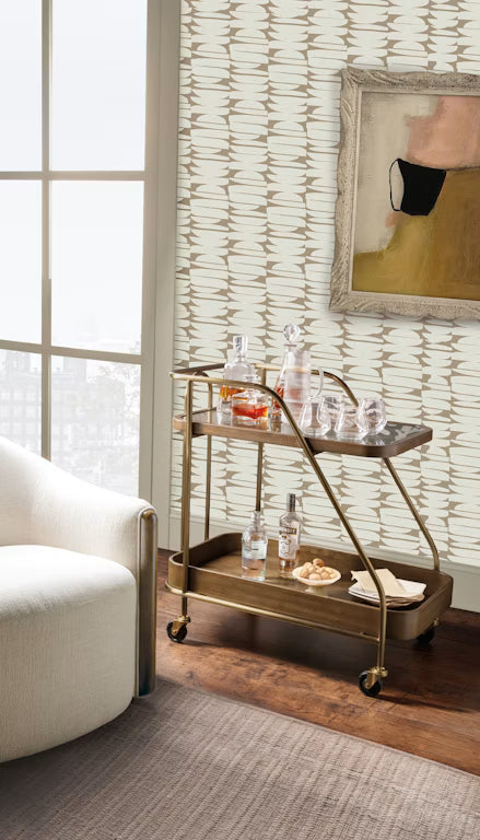 Walnut Wine and Bar Cart