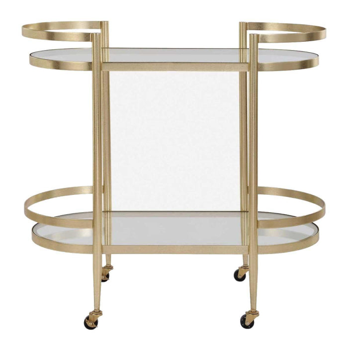 Isabelle Gold Bar Cart