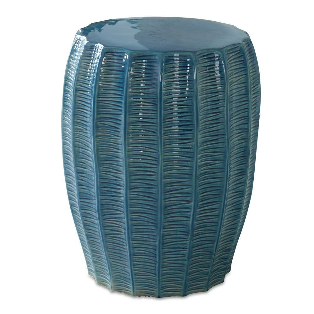 Harbor Garden Stool, Aqua