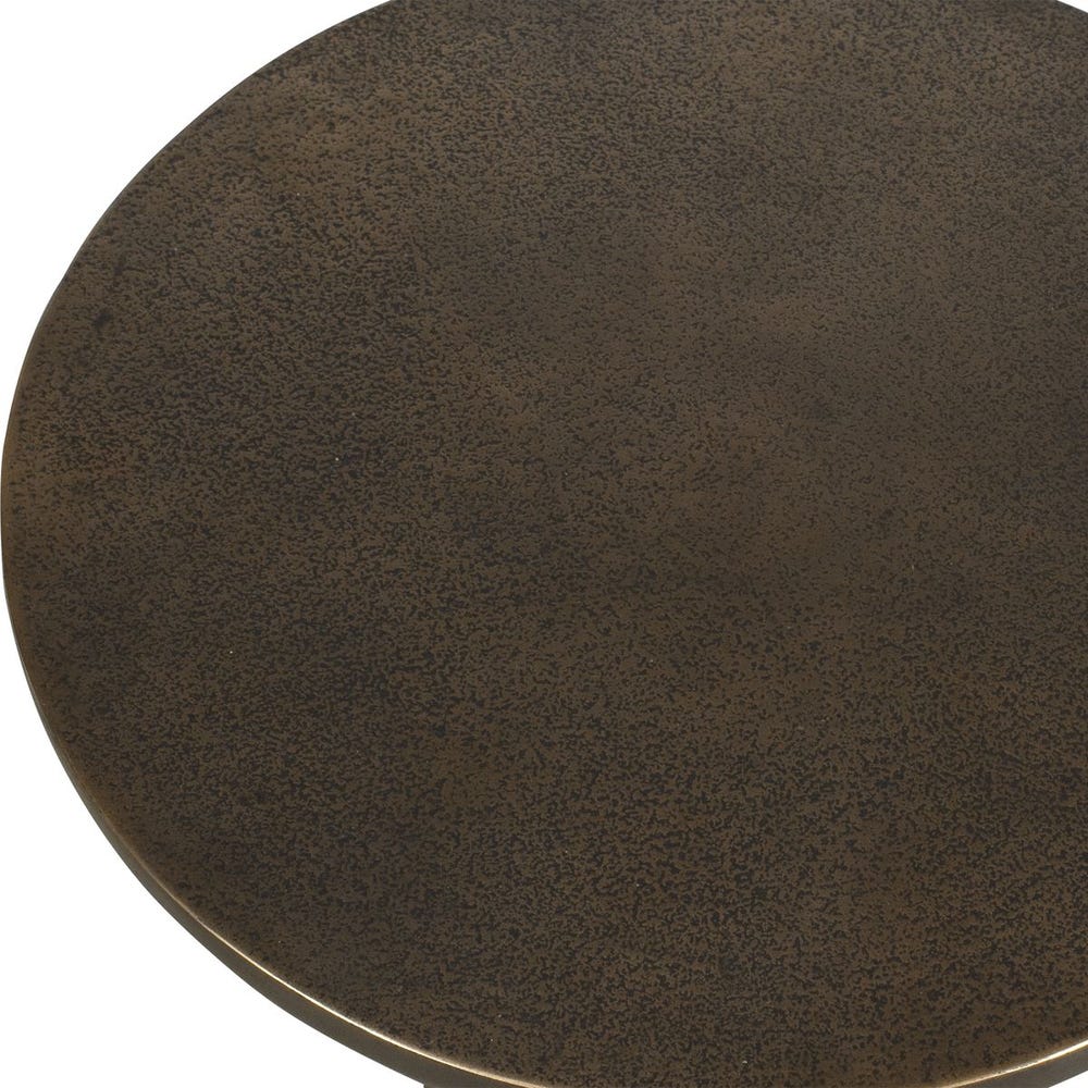 Joppa iç ve dış mekan yan sehpa, Golden Dark Bronze
