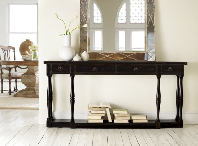 Sanctuary Four-Drawer Thin KONSOL