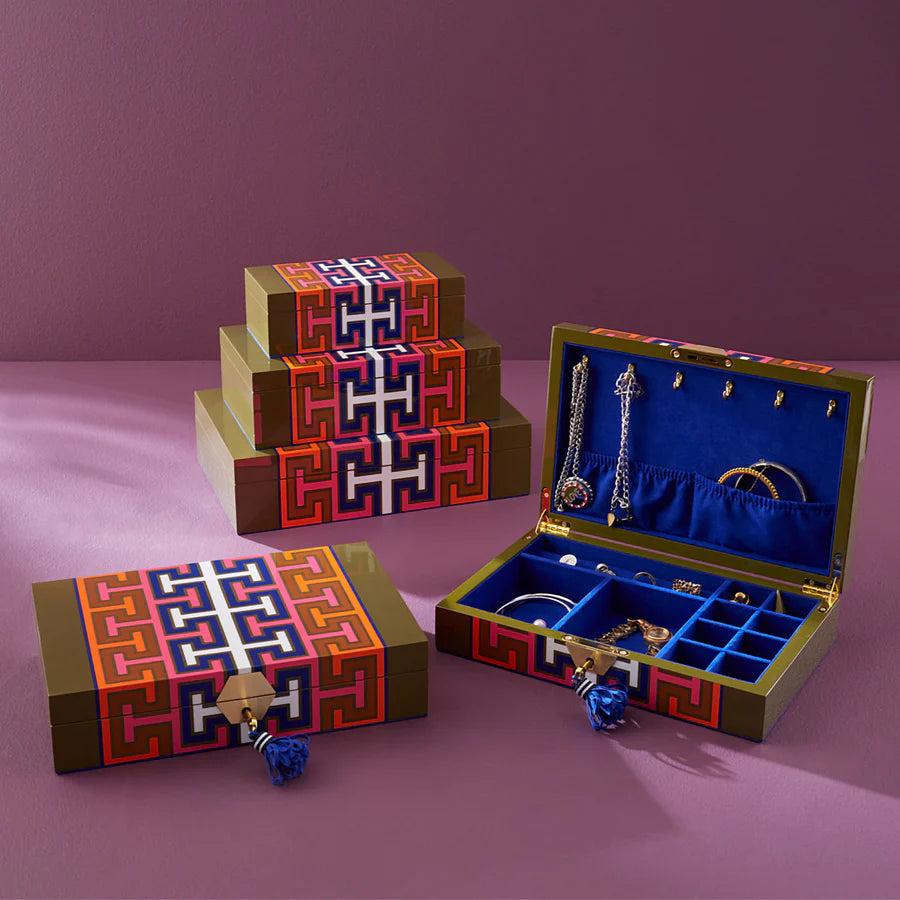 Madrid Lacquer Jewelry Box 