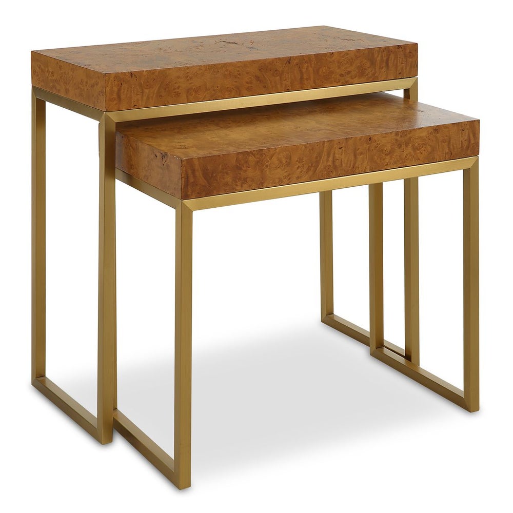 Burl-esque Nesting Tables