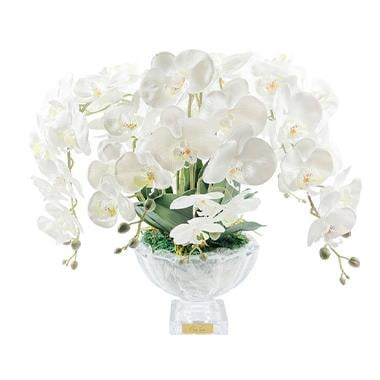 Cote Noire - Luxury Centerpiece Beyaz Orkide Koku