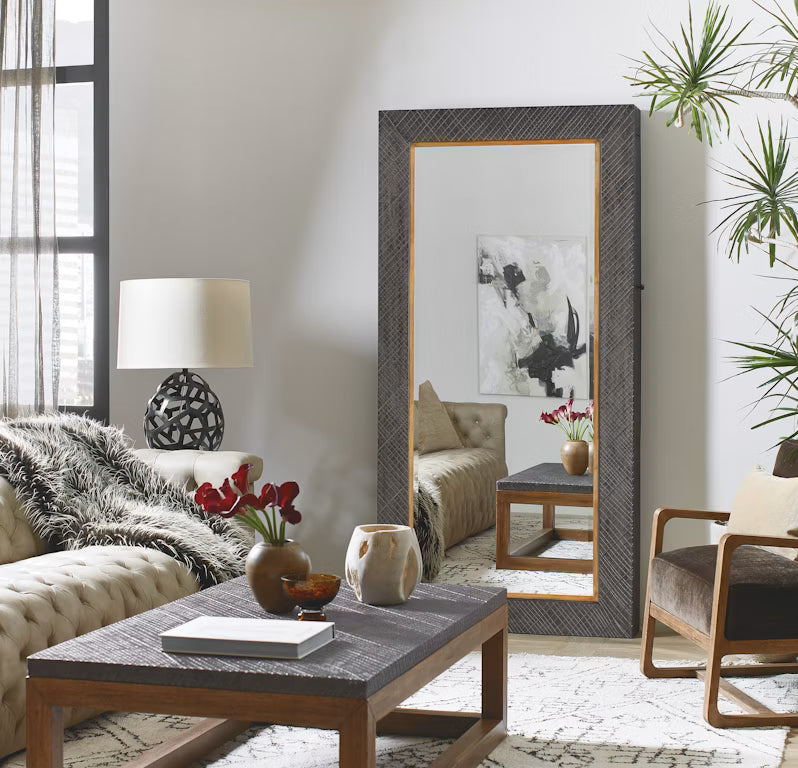 Big Sky Floor Mirror with Jewelry Storage